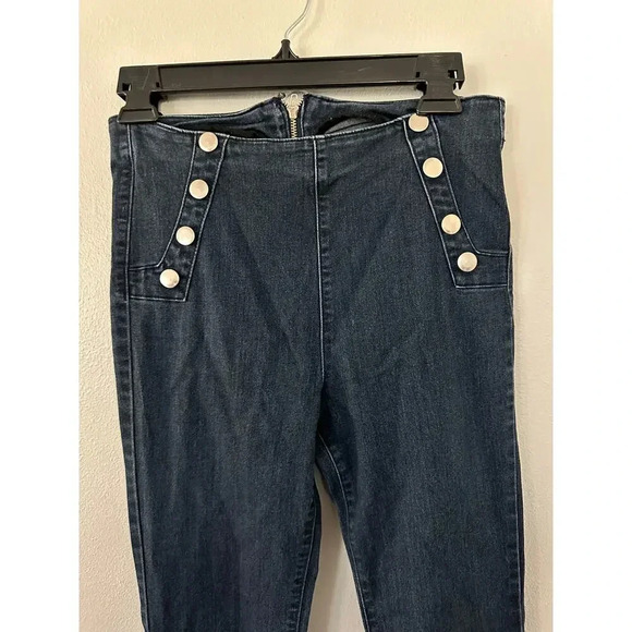 Angry Rabbit Smooth Bottom Flare Stretch Jeans - Picture 2 of 3